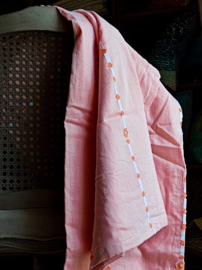 Calyz Layered Peach Summer Throw